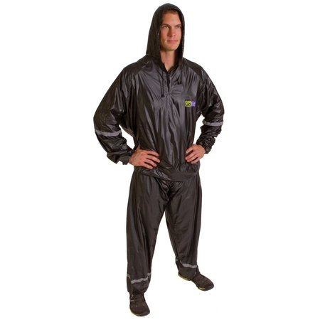 Gofit 2-Piece Hooded Sweat Suit (Large/Extra Large) GF-TTH-L/XL